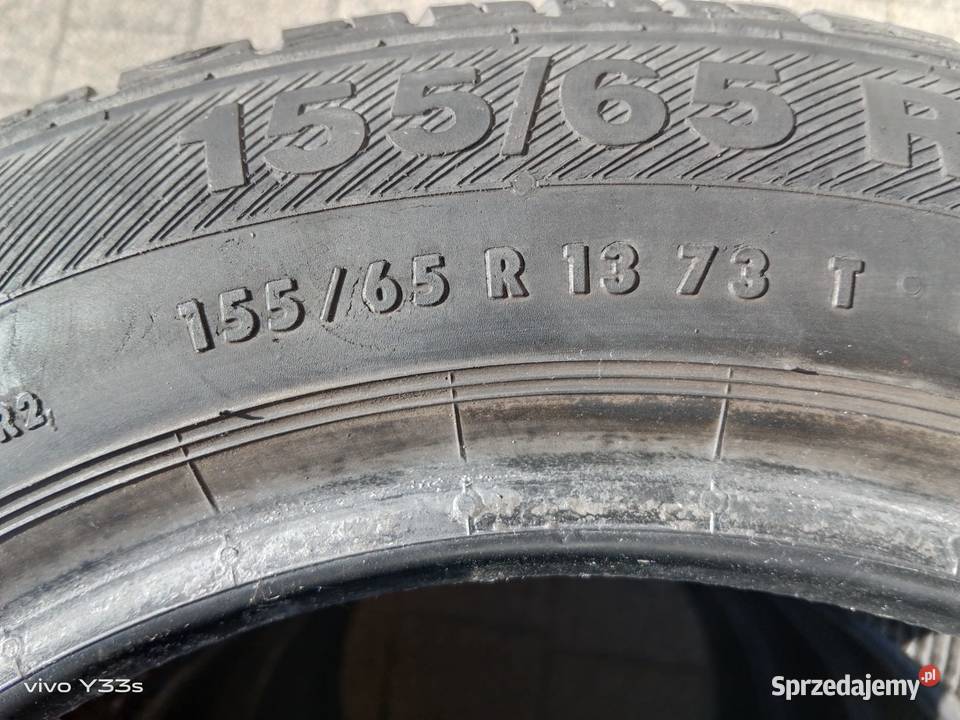 Opony letnie 15565 13 4 155 śląskie Bielsko-Biała sprzedam