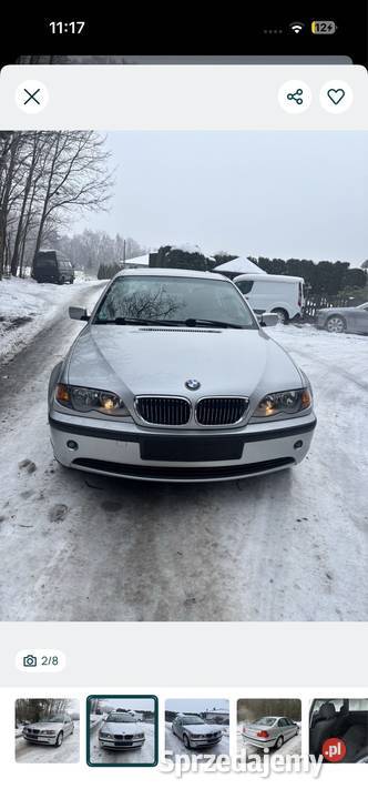 BMW E46 22 benzyna z Niemiec srebrny Kalisz