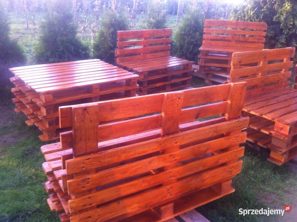 Boxy na kwiaty meble z palet drewno Szczyrzyc