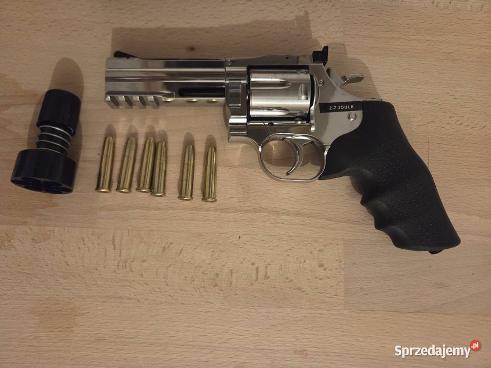 Wiatrówka rewolwer Dan Wesson 715 4 45 mm silver Bydgoszcz