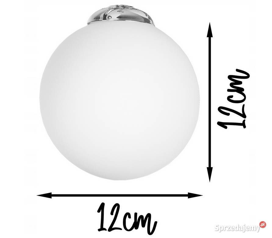LAMPA WISZĄCA SUFITOWA ŻYRANDOL CHROM 4 KULE Choroszcz