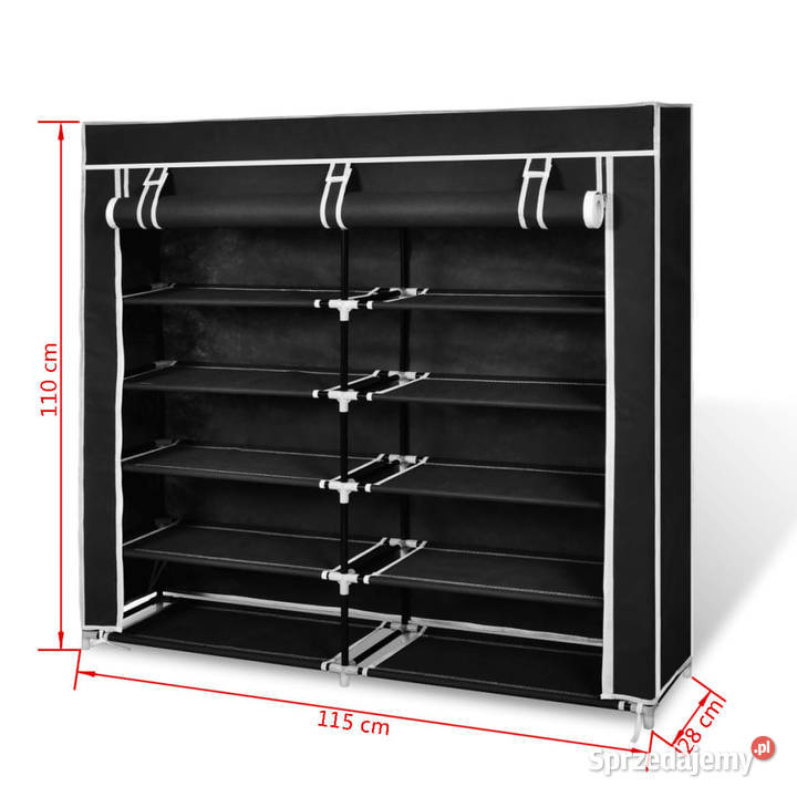 Materiałowa szafa na buty z osłoną 115 x 28 x mazowieckie sprzedam