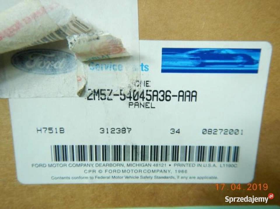 TUNEL ŚRODKOWY FORD FOCUS 0407