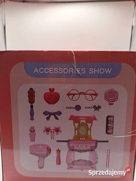 Toaletka dzieci z akcesoriami 2w1 walizka stolik Gdynia sprzedam