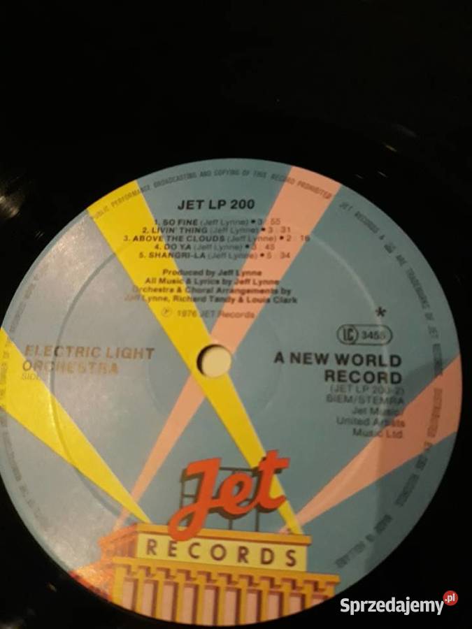 Electric Light Orchestra A World Record Orginał Płyty i kasety