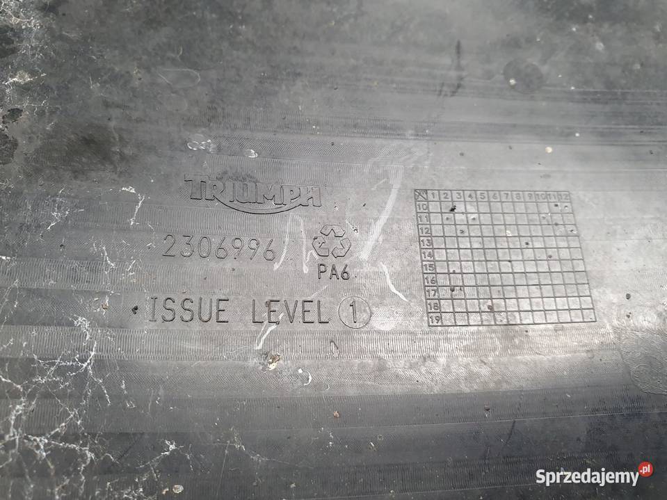 PLASTIK OSŁONA WYPEŁNIENIE Triumph Speed Triple Części i akcesoria motocyklowe Chełm