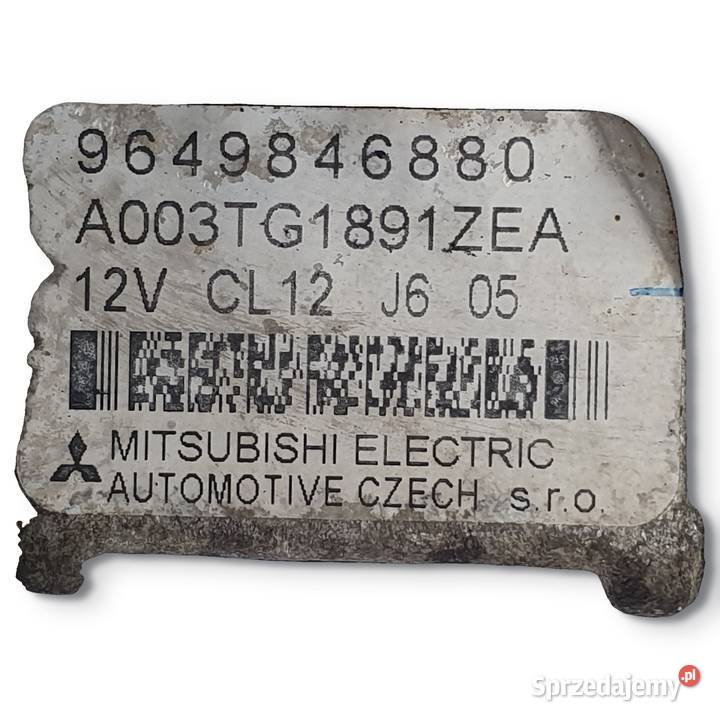 ALTERNATOR Citroen C4 Picasso 18 16V 9649846880 Chełm sprzedam