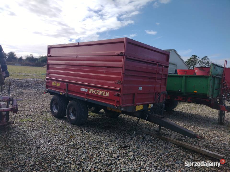 Przyczepa rolnicza 8 ton wywrotka na tył kujawsko-pomorskie