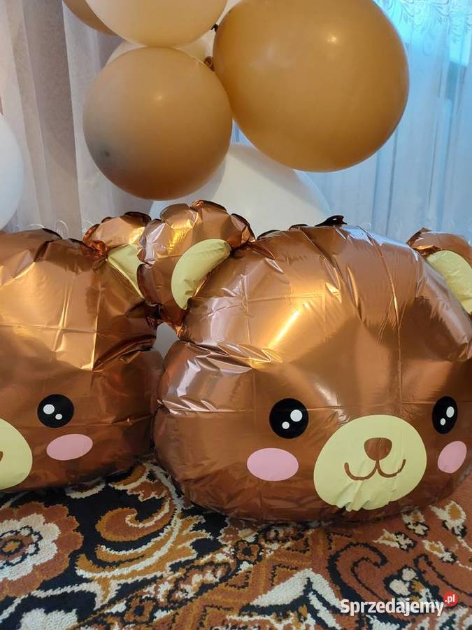 Dekoracyjne balony foliowe 3 girlanda roczek Łomża