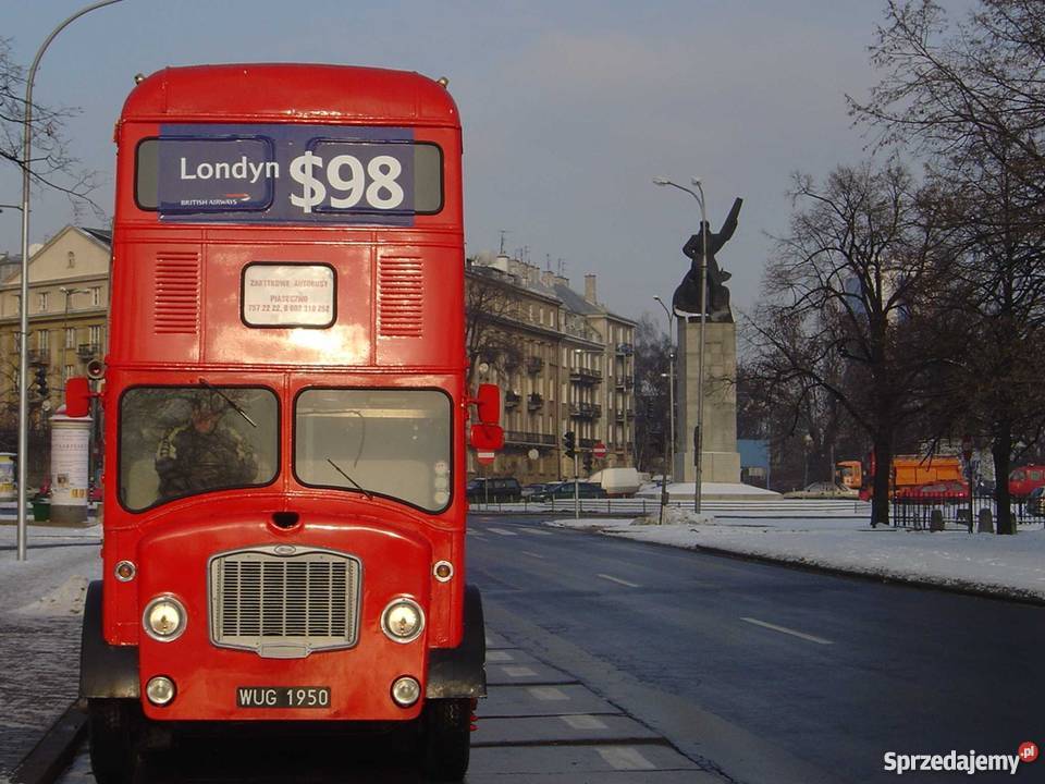 Zabytkowy piętrowy autobus promocyjny BRISTOL Piaseczno