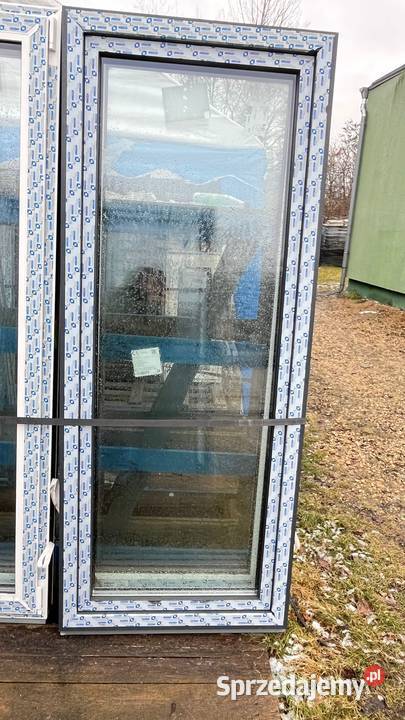 Okno Balkon 86x210 antracyt z magazynu NOWY Opole
