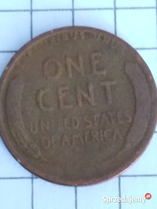 Moneta 1 cent usa Lincoln 1923 Żary