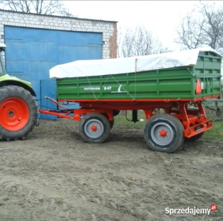 Przyczepa rolnicza Autosan D47 wywrot na 3 Przyczepy rolnicze Żnin sprzedam