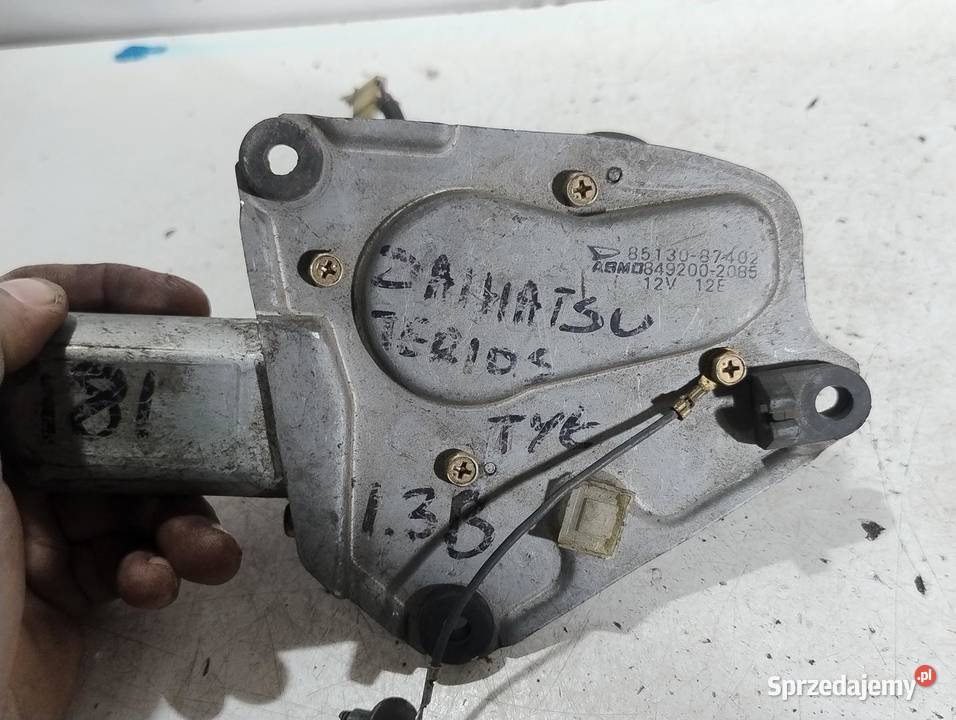 SILNICZEK WYCIERACZKI KLAPY 3 PIN DAIHATSU wielkopolskie