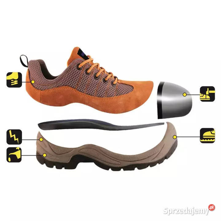 PÓŁBUTY BEZPIECZNE BUTY BHP DEDRA BH9P339 Pozostałe Opalenica