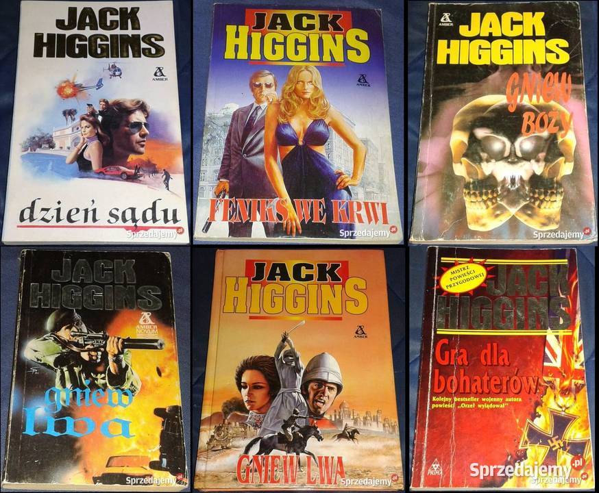 Jack Higgins 26 książek miękka lubelskie Chełm