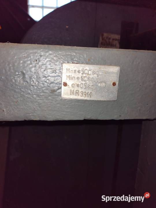 SPRAWNA waga platformowa 500 stara metalowa Krotoszyn