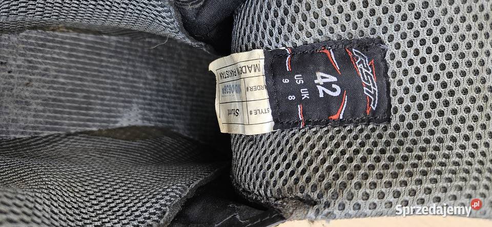 Rst buty 42 motocyklowe czarne ochraniacze motor Poznań