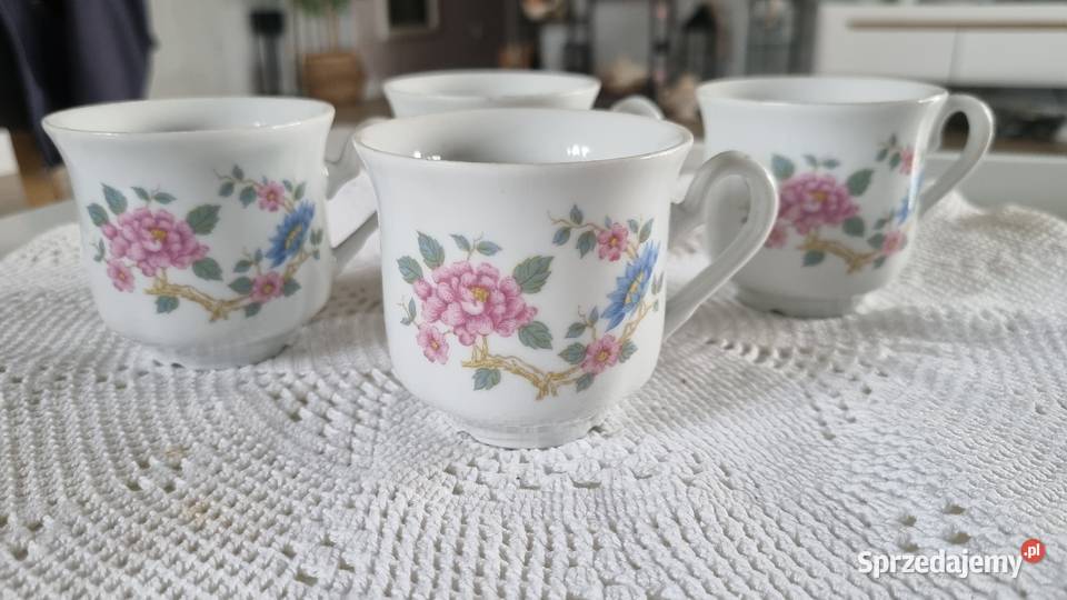 Filiżanki Bohemia Czechosłowacja Wola Podłężna sprzedam