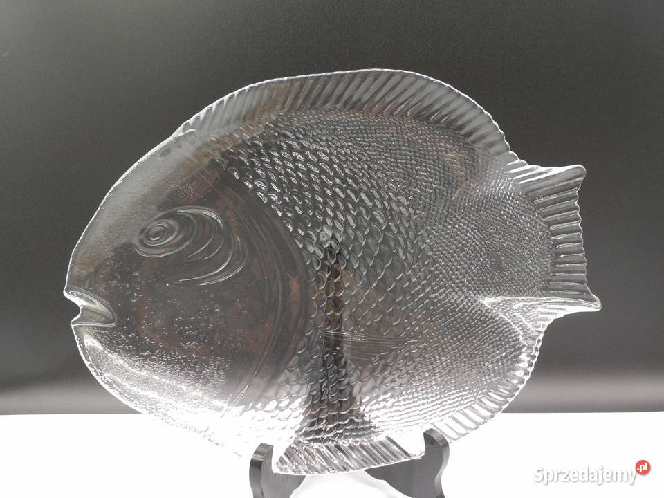 Szklany Półmisek Ryba Pasabahce Kolekcja MARINE Raszków