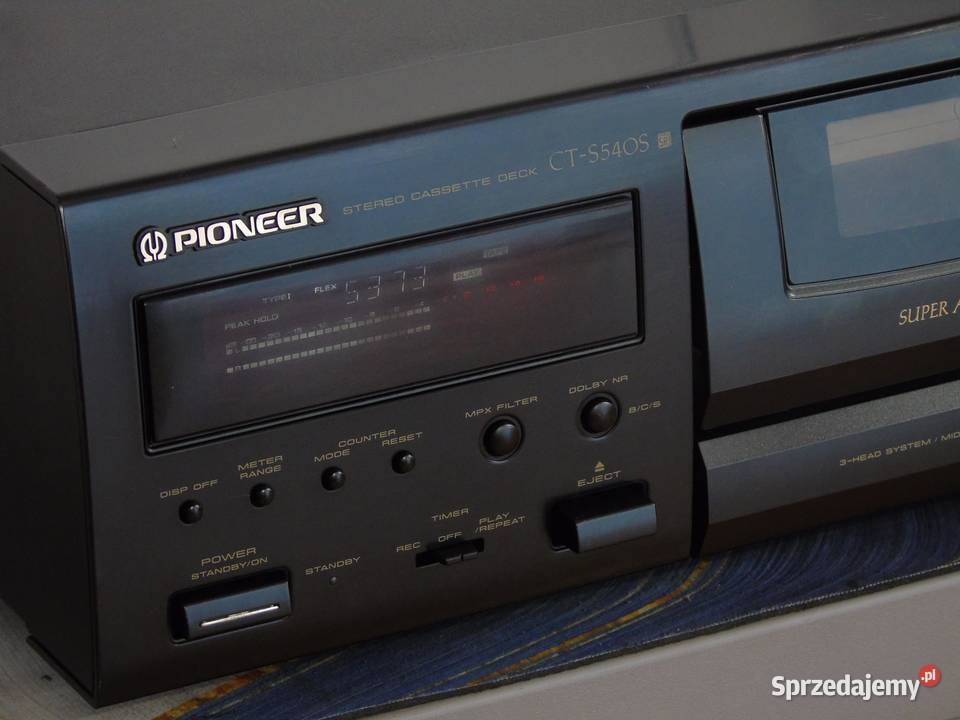 Magnetofon kasetowy Pioneer CTS540S 3 głowice