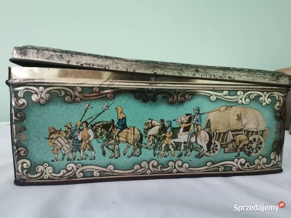 Puszka na pierniki z lat 6070 vintage Pieńsk