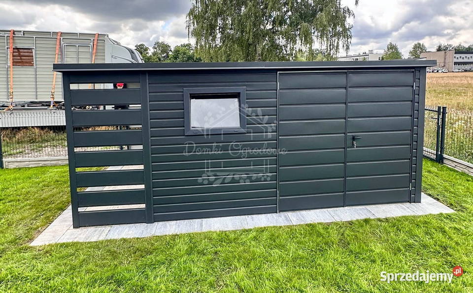 Schowek domek 35x2m wiata 1m okno antracyt warmińsko-mazurskie Elbląg sprzedam