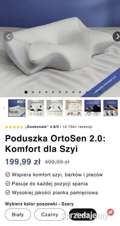 Poduszka ortopedyczna profilowana Mikege komfort Łódź