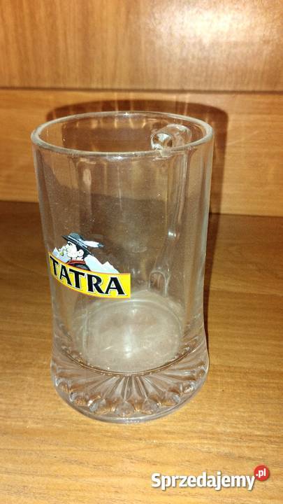 Kufel do piwa grube szkło Tatra 03L Czarzyzna