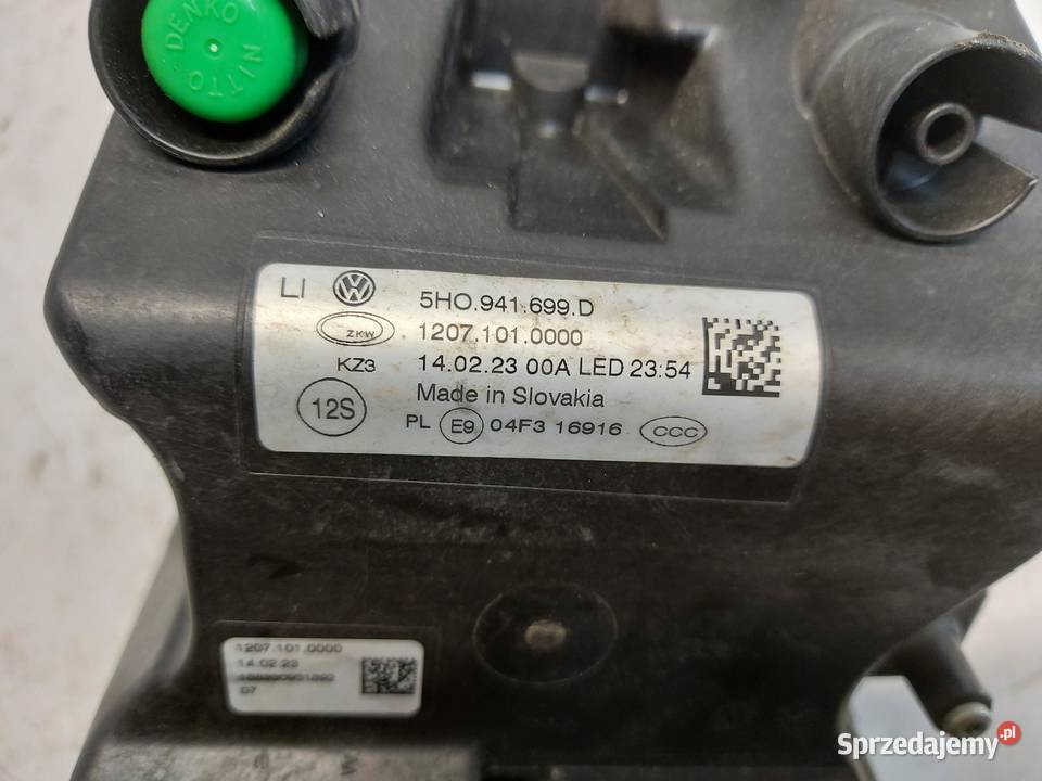 VW GOLF VIII 5H0 GTD 5H1 Lampa przeciwmgielna
