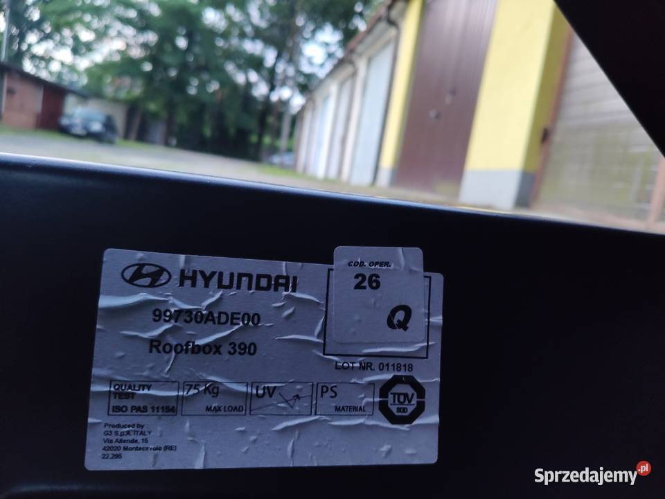 Box i bagażnik dachowy Hyundai i30 mazowieckie Wołomin