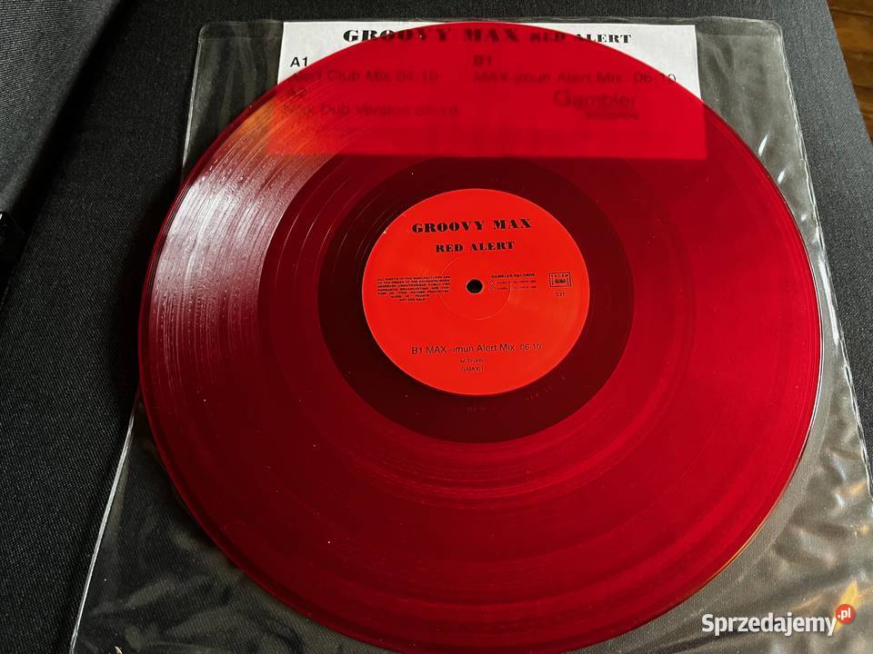 Groovy Red Alert Hard House płyta winylowa śląskie Błażejowice