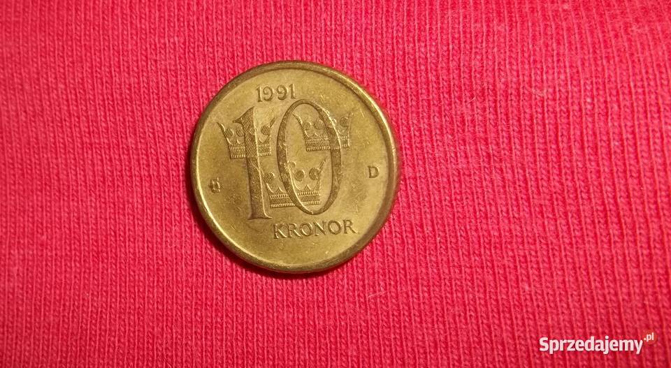 Moneta 2 korony Dania10 koron 50 ore Szwecja50 Numizmatyka Antyki, Sztuka, Kolekcje Łódź
