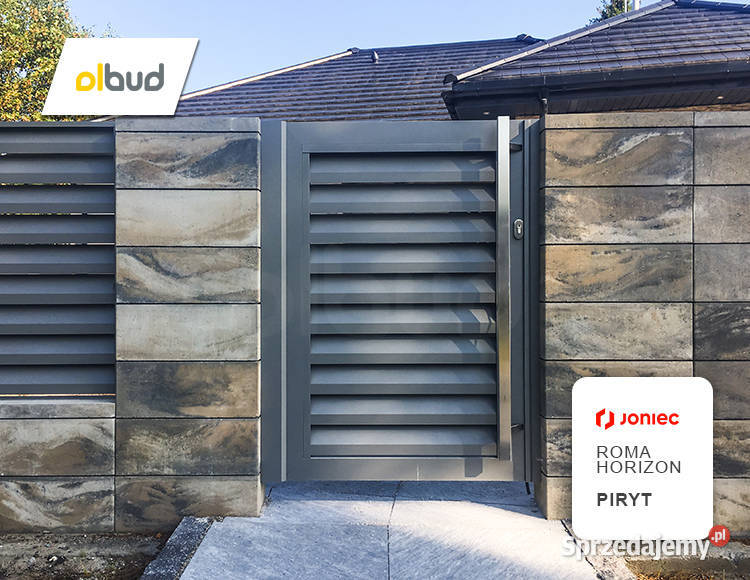 Daszek ogrodzeniowy gładki ROMA HORIZON Piryt Elbląg