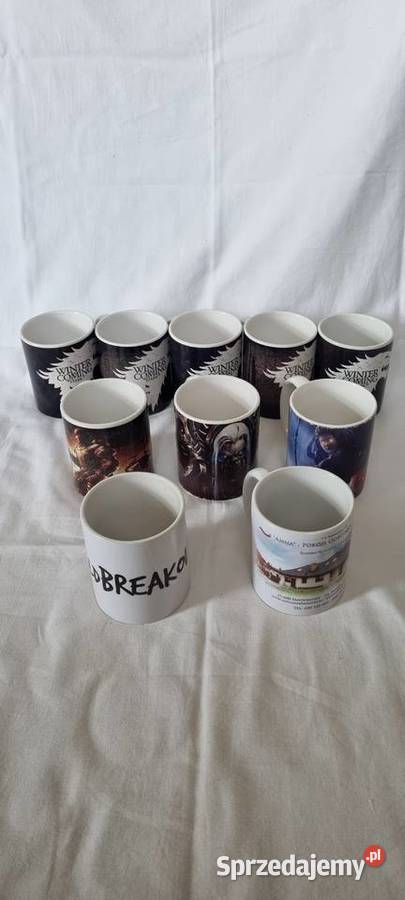 Ceramiczne kubki z uchem 10 sztuk Warszawa
