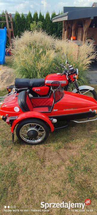 Jawa 350 6347 z wozkiem bocznym velorex 562 1983 benzyna Przasnysz sprzedam