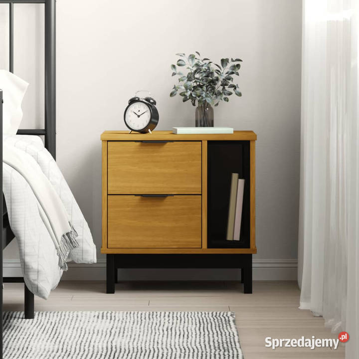 Szafka nocna FLAM 49x35x50 lite drewno sosnowe Warszawa sprzedam