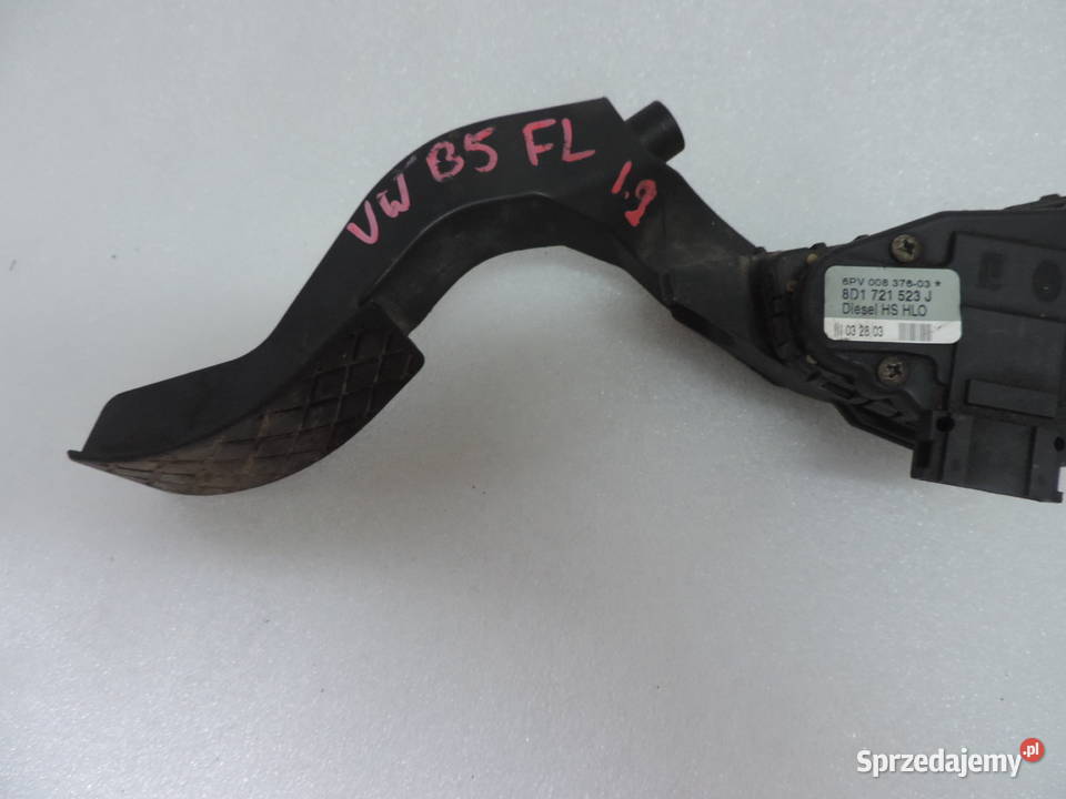 PEDAŁ GAZU VW PASSAT B5 FL 19 TDI 8D1721523J Pozostałe