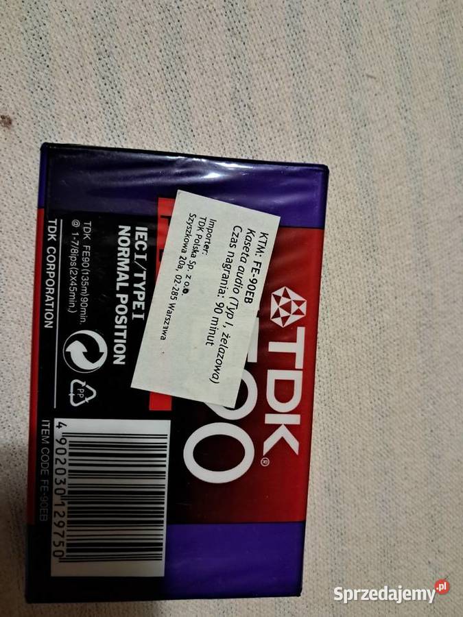 Kaseta TDK Odtwarzacze CD i MD Warszawa sprzedam