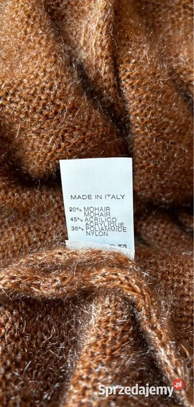 Sweter damski Made in Italy z moherem Wkładane przez głowę  Szczecin