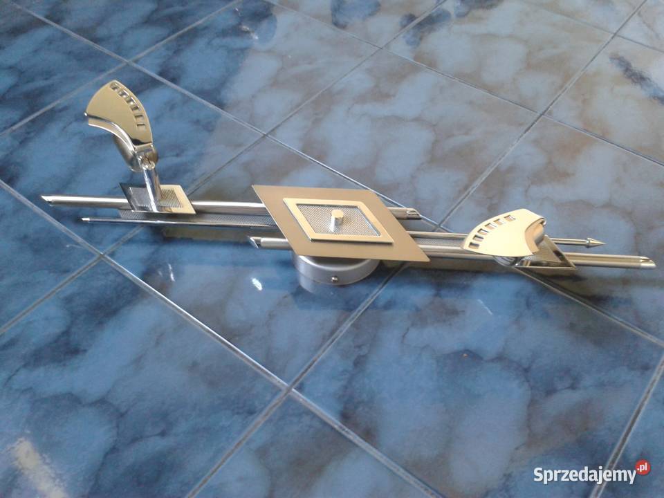 Lampa ścienna sufitowa kinkiet chrom