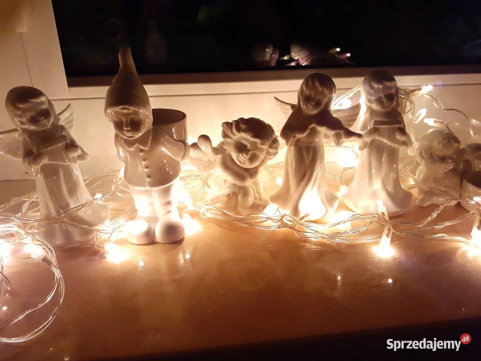 figurki ceramiczne aniołki 3 Gdańsk
