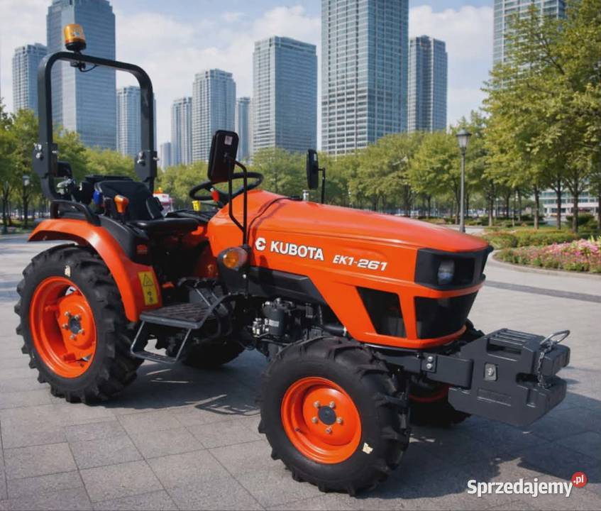 Traktorek ogrodowy komunalny Kubota EK1261 4x4