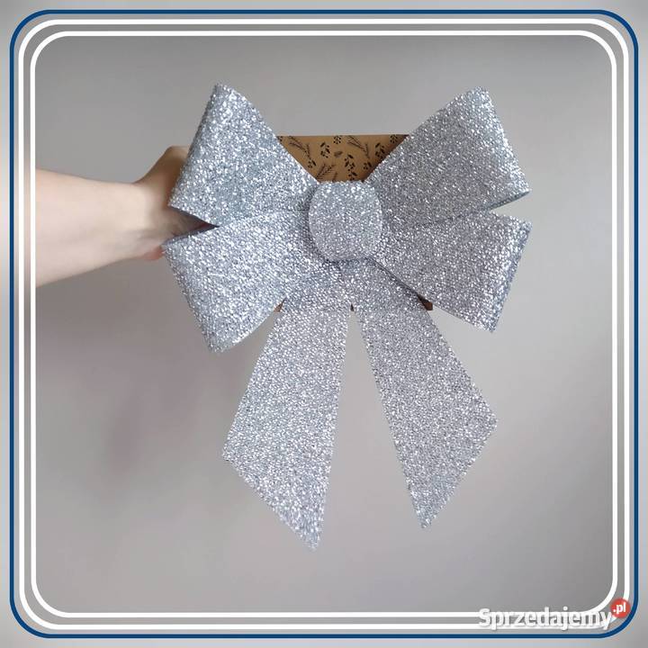 24 śnieżynki srebrne bordowe turkusowe Koszalin