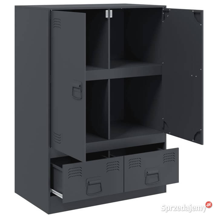 Szafka antracytowa 67x39x95 stal WM841807 mazowieckie Warszawa sprzedam