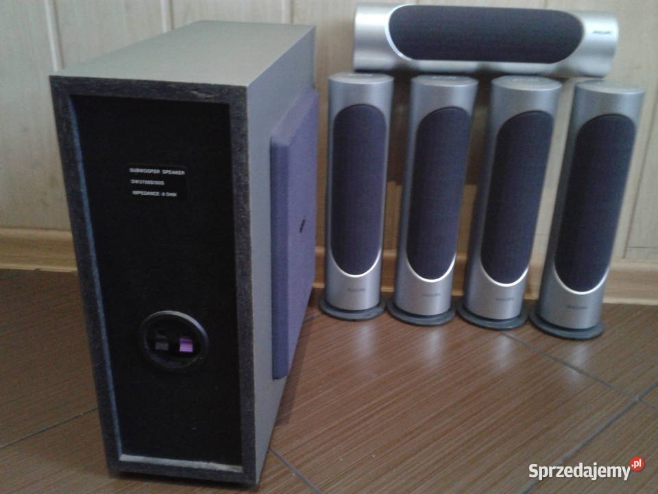 Kolumny 51 do kina domowego Philips Elektronika Warszawa