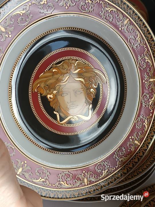 Rosenthal Versace duża filiżanka z talerzykami