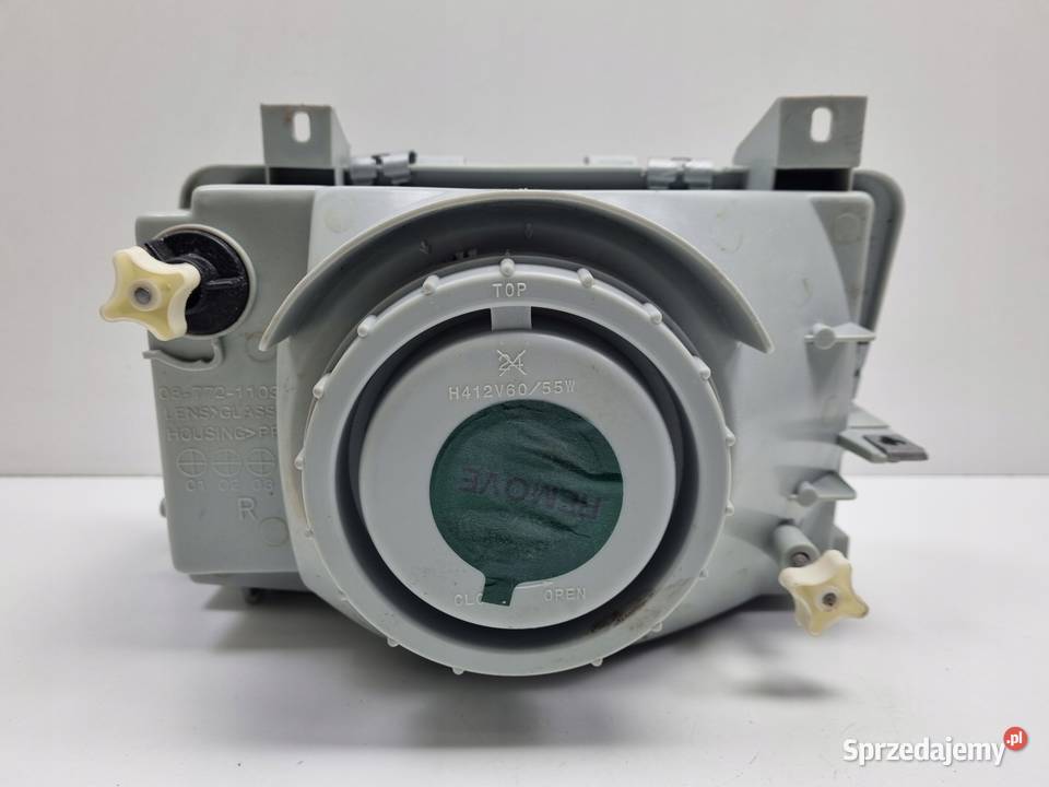 LAMPA PRAWA Saab 9000 8491r PRZEDNIA PRAWY PRZÓD Lampy przednie Rudka