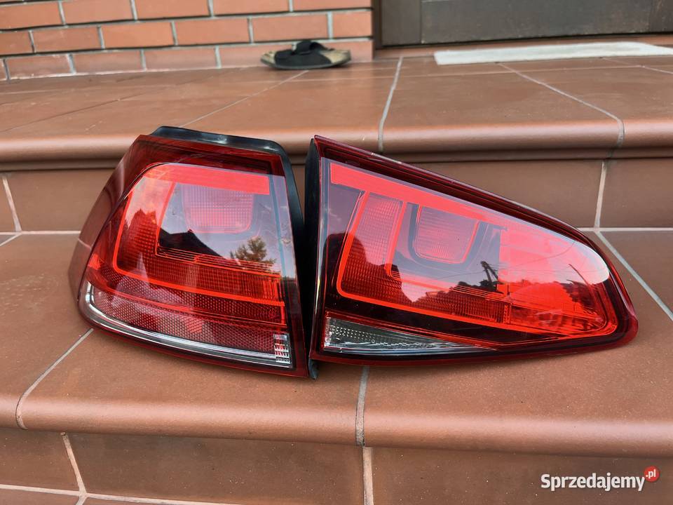 Oryginalne tylne lampy VW Golf VII 2016 komplet mazowieckie