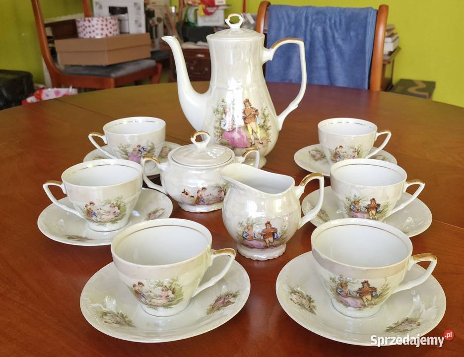 Ekskluzywny Serwis Kawowy Porcelana B Poznań